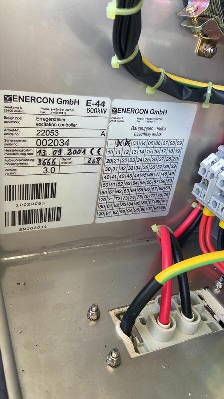 Enercon E-40 6.44 600 kW E-44 Erregersteller SAP 22053