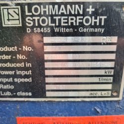 Lohmann + Stolterfoht GPV 400 3331 tren de transmisión para Vestas V66 RCC