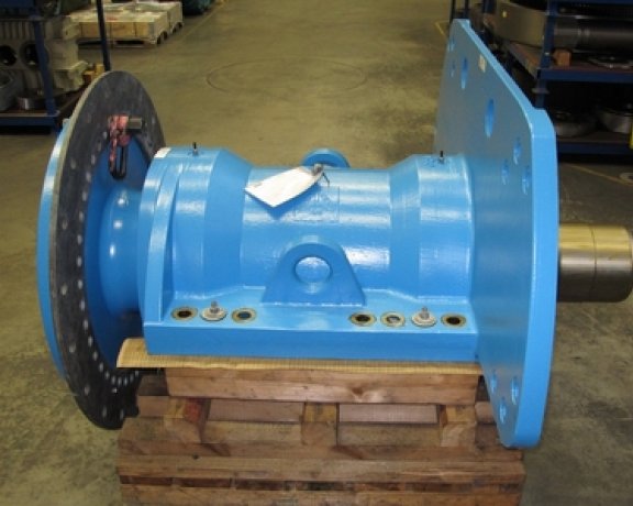 Rotor shaft with bearing unit for N43 windturbine