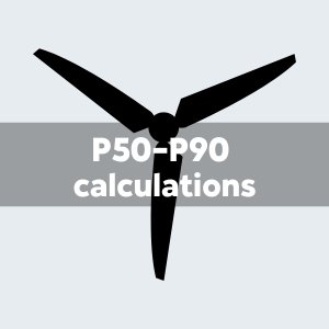 P50-P90 calculations wind turbine