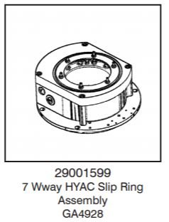 7 Way HYAC Slip Ring Assembly Unit