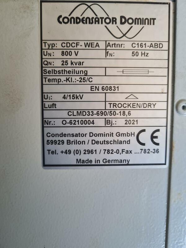AN Bonus 1300 B 62 Kompensation Kondensatoren Condensator Dominit CDCF-WEA C161 ABD