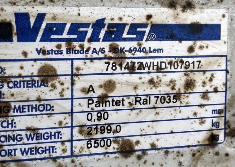 Blade Vestas V90 – 44A