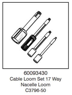 Cable Loom Set 17 Way nacelle Loom