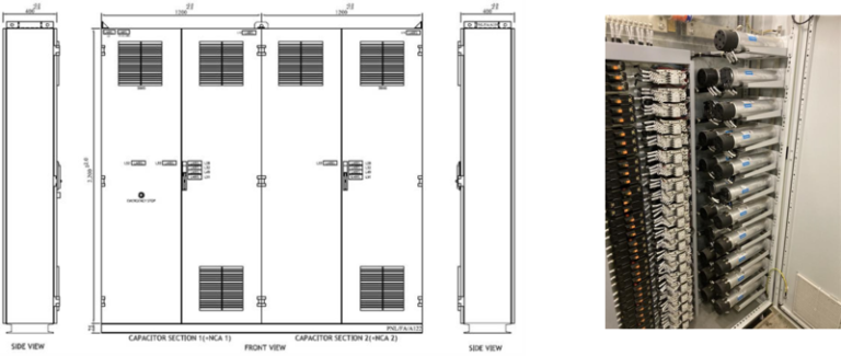 KONDENSATORPANEL NCA1+NCA2 2.1MW LTV USA E.05.1.1.2.203