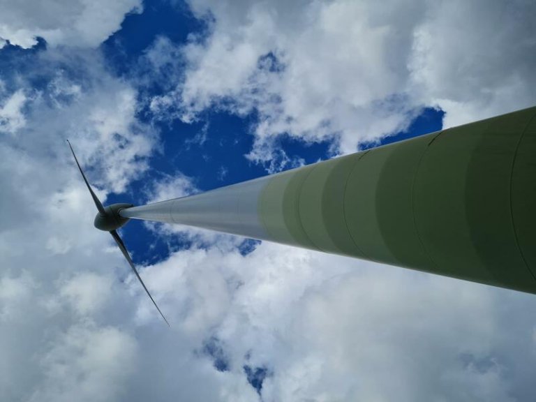 Enercon E-40 6.44 Juego de palas de rotor de 600 kW Tipo: 61 incluido bastidor de transporte