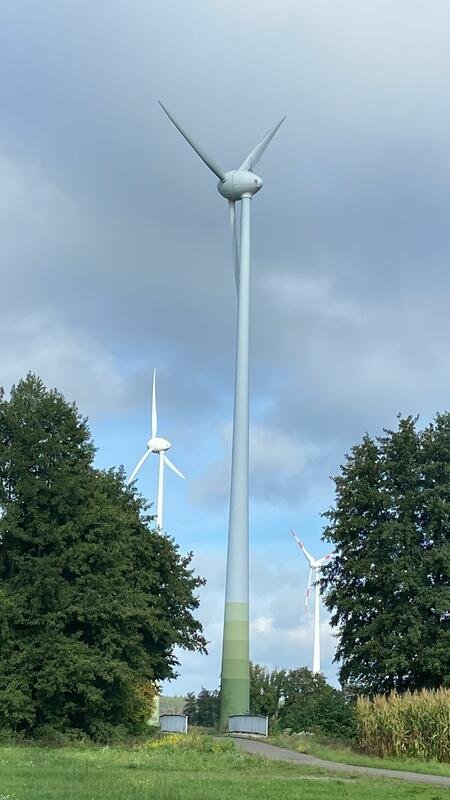 Enercon E40 6.44 E2, 600kw , 76m steel tower from 2002