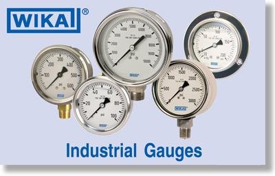 Pressure gauge with G1/4&quot; back-connection, Silicon filling, range to 250 bar max