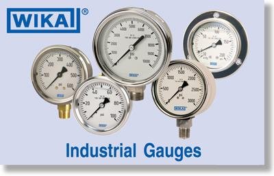 Pressure gauge with G1/4&quot; bottom-connection, Silicon filling, range to 250 bar max