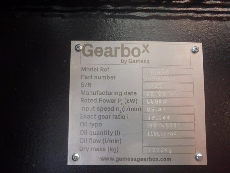 GEARBOX ECHESA PE880A_NEW for AE46 windturbine