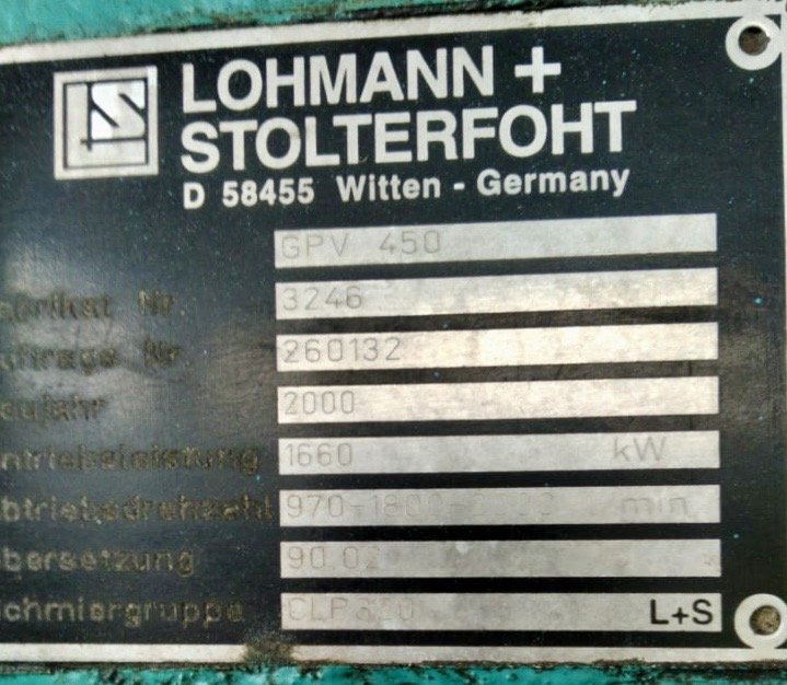Multiplicadora Lohmann GPV 450