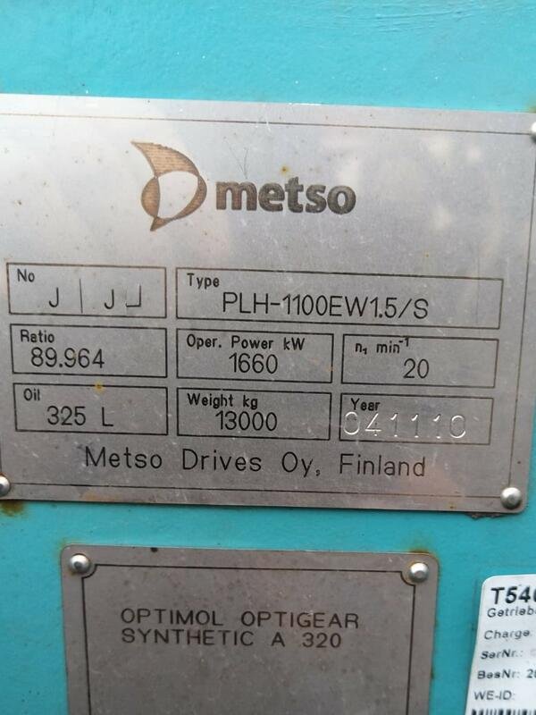 Caja de cambios Metso PLH-1100EW 1.5/S