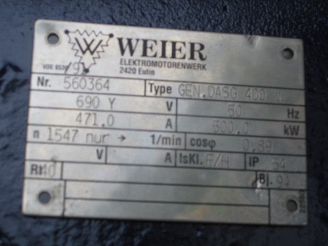 Generator GEN.DASG400W for V39 wind turbines