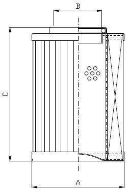 Hydac 0030 D 010 BN4HC Filtre (Pièce de remplacement par Mahle / Filtration group)