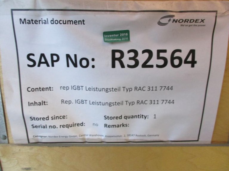 IGBT Leistungsteil RAC311 7744, Woodward KP-32564