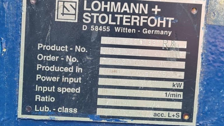 Lohmann + Stolterfoht GPV 400 3331 tren de transmisión para Vestas V66 RCC