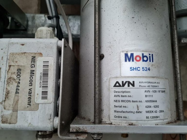 Micon Nm 60 1000 Nabenhydraulik Micon: 60055444 AVN - V28 / 97 BAR