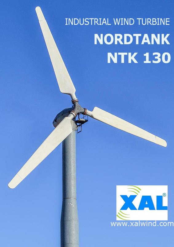 Nordtank NTK 130 wind turbine for sale, 130kW (60kW de-rated also available)