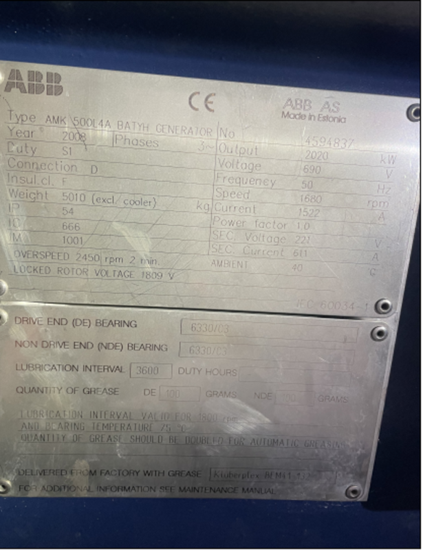 ABB gen V80 2 MW