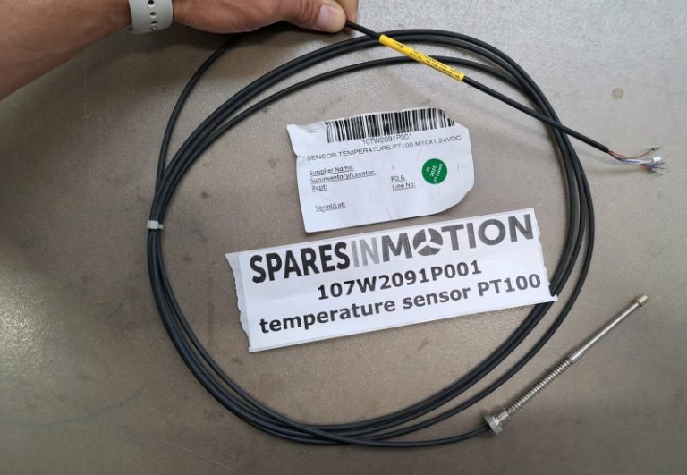 temperature sensor PT100, GE 107W2091P001