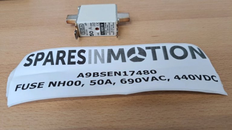 FUSE NH00, 50A, 690VAC, 440VDC Siemens A9BSEN17480