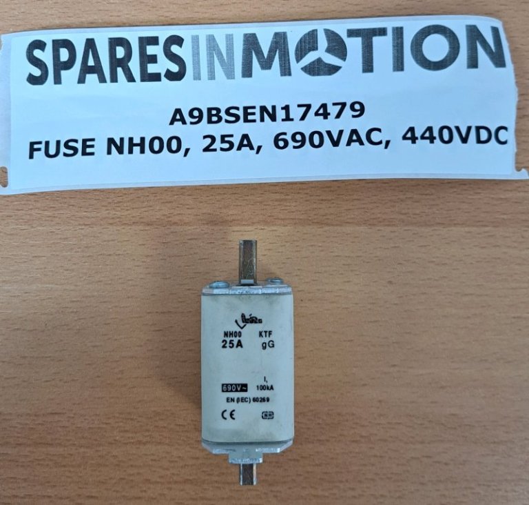 FUSE NH00, 25A, 690VAC, 440VDC Siemens A9BSEN17479