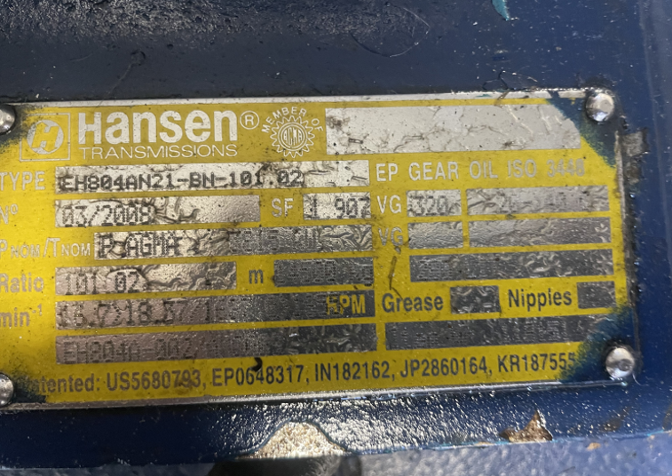 Boite de vitesse V80 Hansen Hansen EH804A (1)