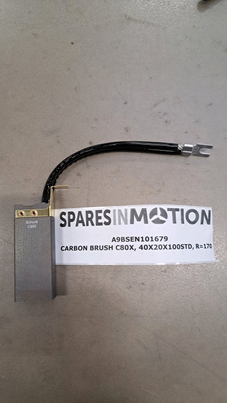 CARBON BRUSH C80X, 40X20X100STD, R=170 Siemens A9BSEN101679