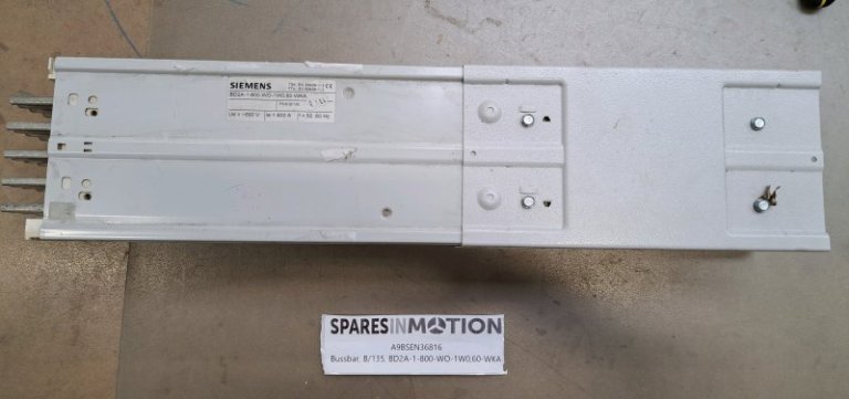 Bussbar, B/135, BD2A-1-800-WO-1W0,60-WKA Siemens A9BSEN36816