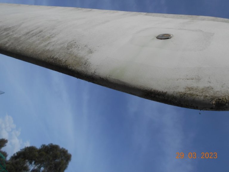V47 blade tip