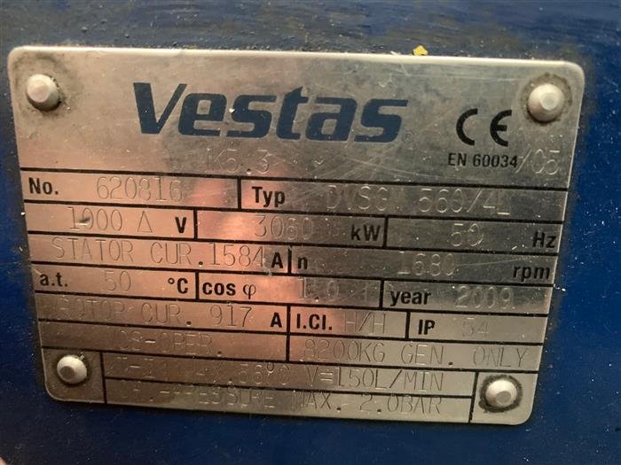 namepalte GENerator DVSGM 560/4L