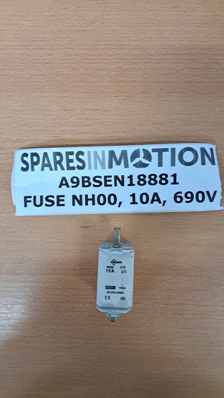FUSE NH00, 10A, 690V Siemens A9BSEN18881