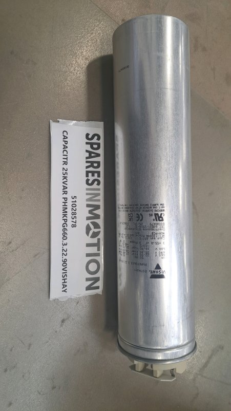CAPACITR 25KVAR PHMKPG660.3.22.90VISHAY Suzlon 51028578