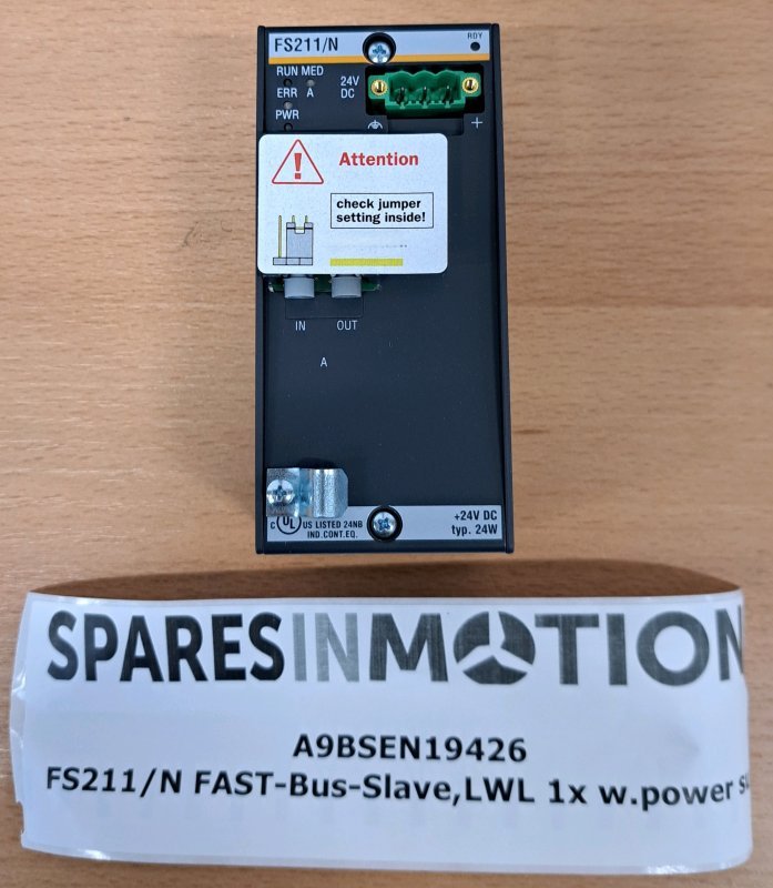 FS211/N FAST-Bus-Slave,LWL 1x w.power su Siemens A9BSEN19426