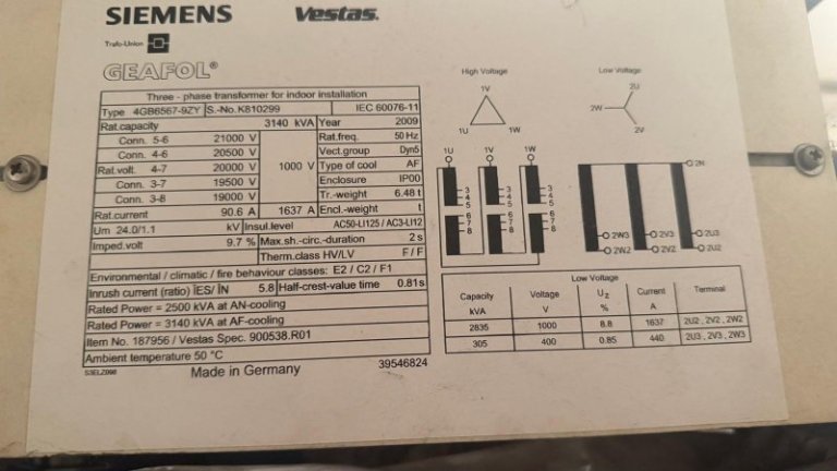 Siemens Geafol 4GB6567-9ZY