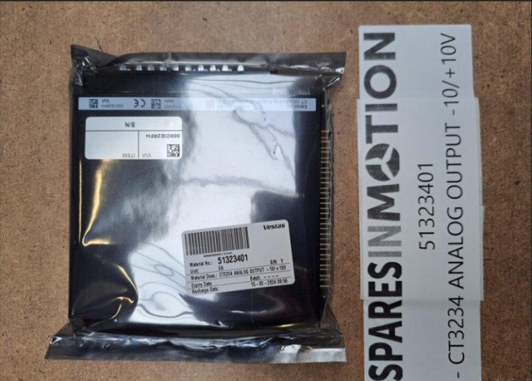 Repair or Refurbishment of CT3234 ANALOG OUTPUT -10/+10V 51323401 Vestas