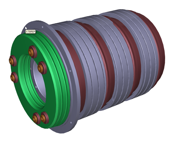 Schleifring / Slip ring D=280 for Winergy Siemens / Loher Generator