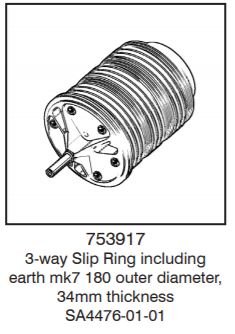 SLIP RINGS W. BUSHING MACHINED