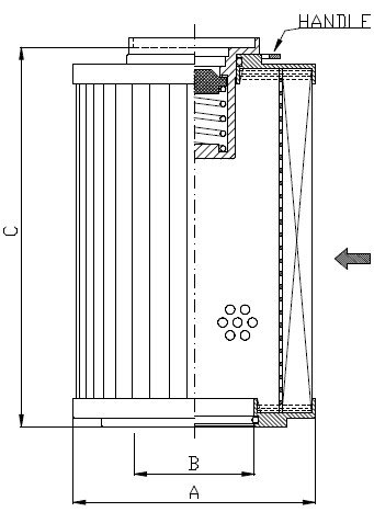 Sofima Hydr.-Filter Sofima CRE100FT1 Filter (Ersatzteil von Mahle / Filtration Group)