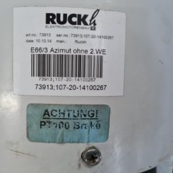 Azimutmotor inkl. Getriebe / yaw motor incl. gearbox für Enercon E-66 / E-70