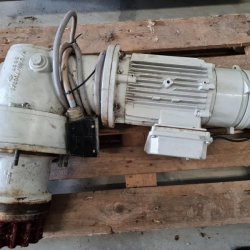 Motor de ajuste de cuchillas con caja de cambios / motor de pitch con caja de cambios para Enercon E-66 / E-70