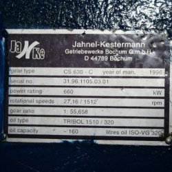 Gearbox Jahnel-Kestermann CS631-C