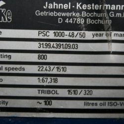 Multiplicadora Jahnel-Kestermann PSC 1002 (800 KW)