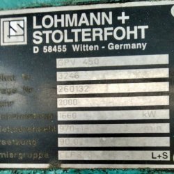 Gearbox Lohmann GPV 450 
