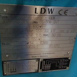 Generator A5L500M46-04RB+LLK for GE 1.5 wind turbines