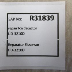 Détecteur de glace LID-3210D NX SAP R31839