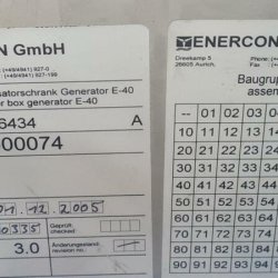 Generador de caja de condensadores / generador de caja de condensadores para Enercon E-40
