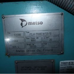 Caja de cambios Metso PLH-1100EW1.5 / S para Tacke-GE 1.5S