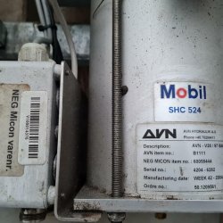 Micon Nm 60 1000 Nabenhydraulik Micon: 60055444 AVN - V28 / 97 BAR