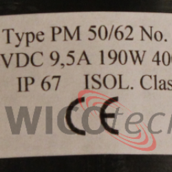 Motor PM 50/62 24VDC 190W 4000 U/MIN